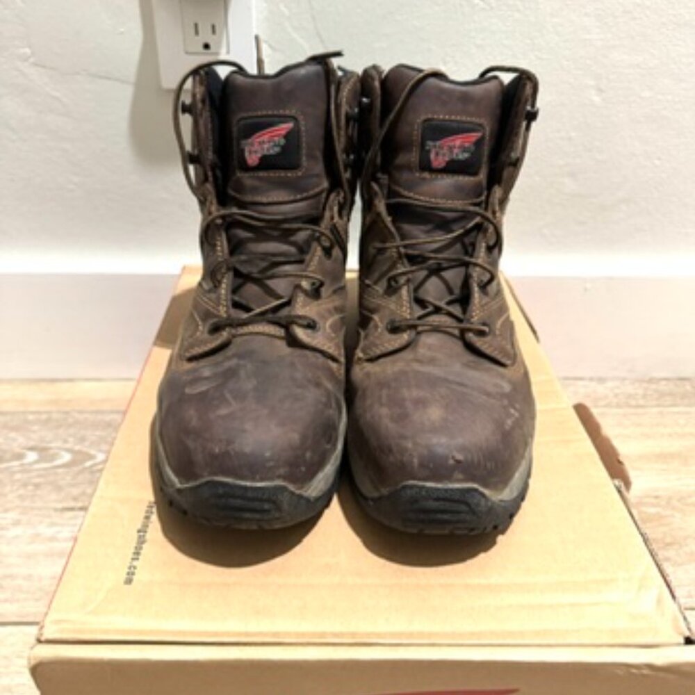 Red Wing Shoes Tru Hiker Men's Electrical Hazard Aluminum Toe #2205 (Dark Brown)